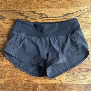 Lululemon New Without Tags Speed Up Shorts 2.5 Inseam Size 2